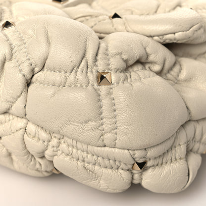 Valentino Garavani Nappa Small Spikeme Shoulder Bag Light Ivory 8 of 8