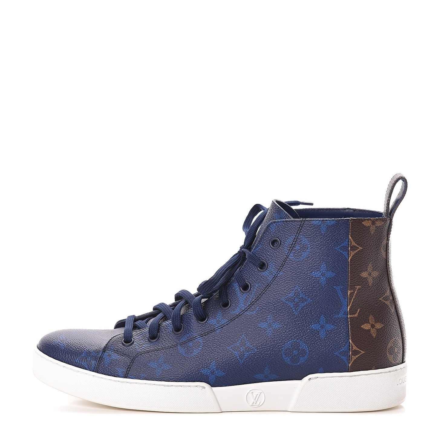 Monogram Match Up Sneakers 8 Pacific Blue