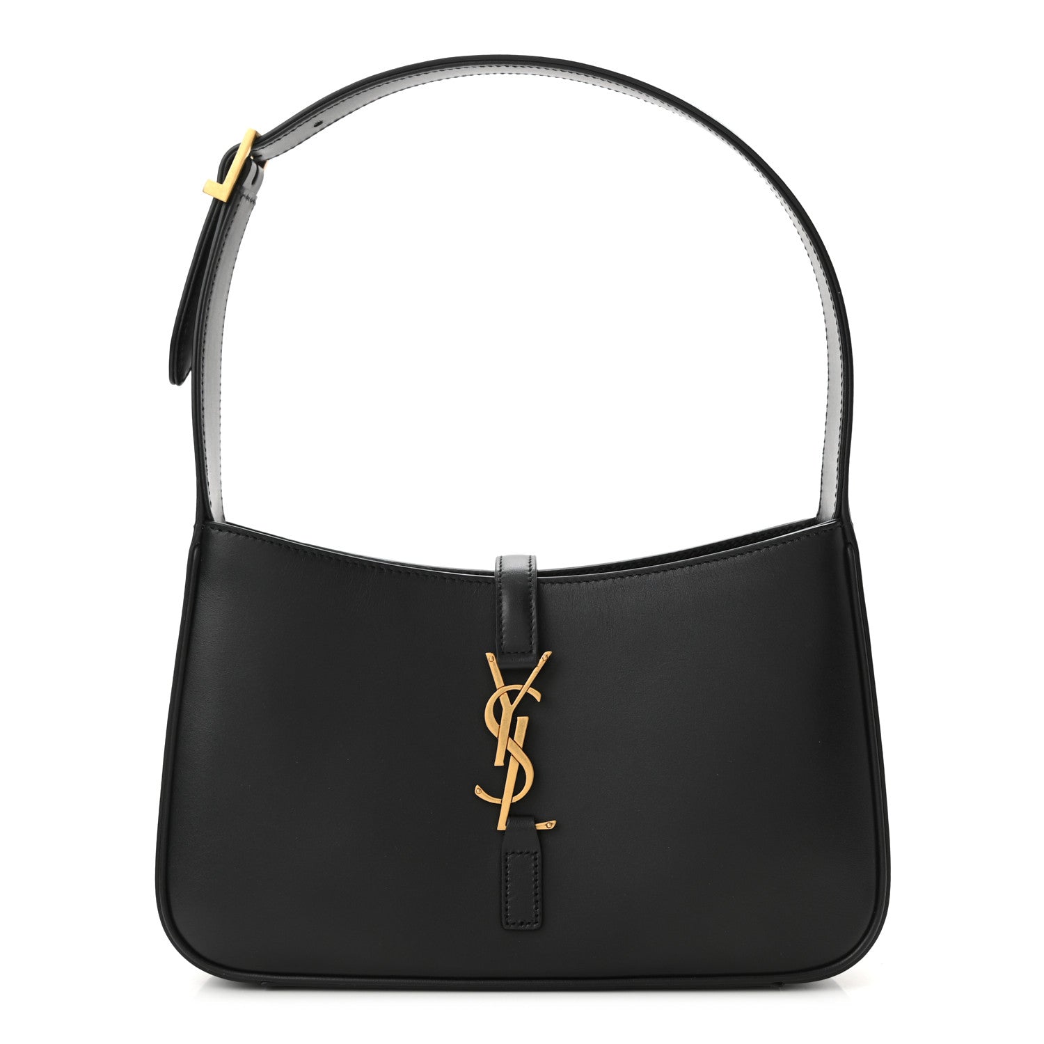 Saint Laurent Smooth Calfskin Le 5 A 7 Hobo Black 1 of 10
