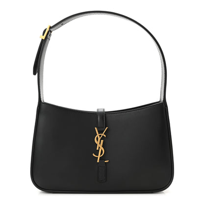 Saint Laurent Smooth Calfskin Le 5 A 7 Hobo Black 1 of 10