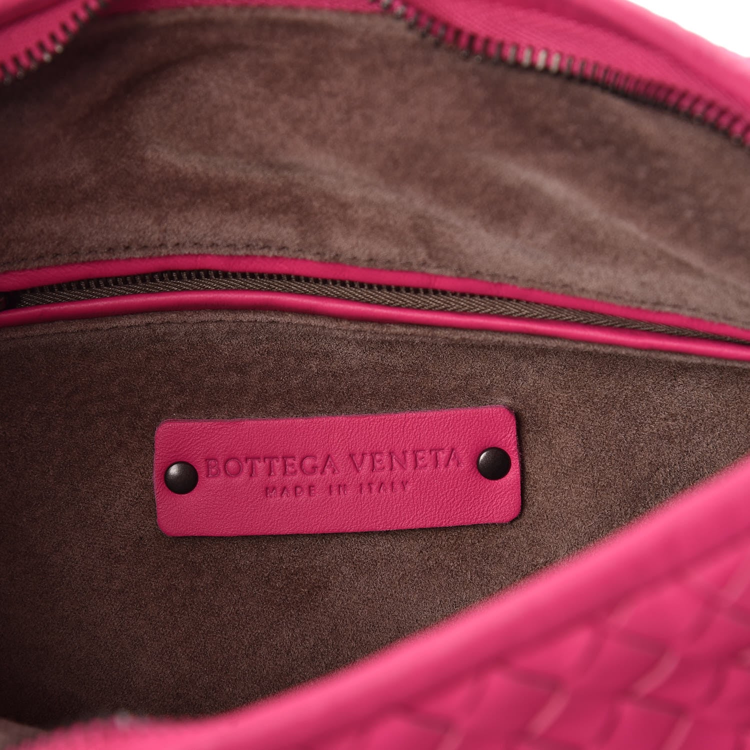 Bottega Veneta Nappa Intrecciato Medium Belly Veneta Hobo Rosa Shock 8 of 9