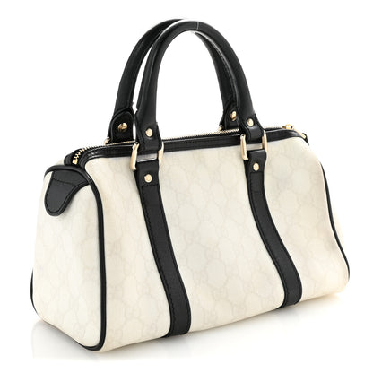 Gucci GG Plus Monogram Small Joy Boston White Black 3 of 15