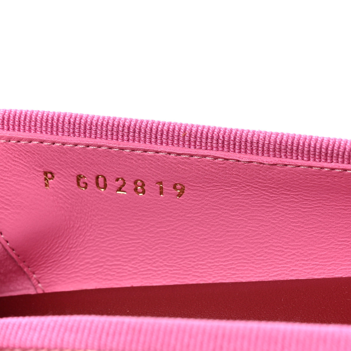 Chanel Iridescent Calfskin Crocodile Embossed Ballerina Flats 36.5 Pink 9 of 10
