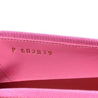 Chanel Iridescent Calfskin Crocodile Embossed Ballerina Flats 36.5 Pink 9 of 10