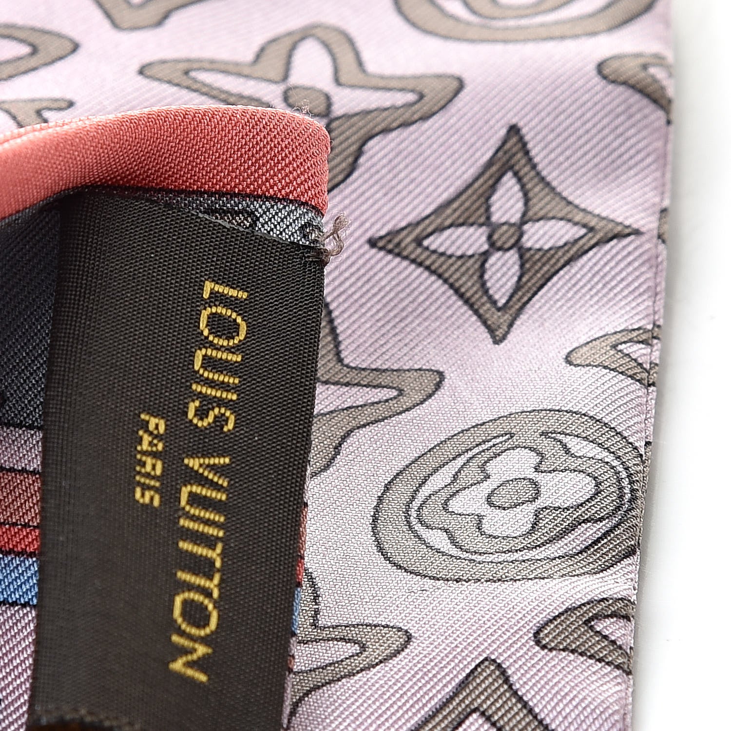 Louis Vuitton Silk Monogram Map Bandeau Rose Poudre 7 of 7