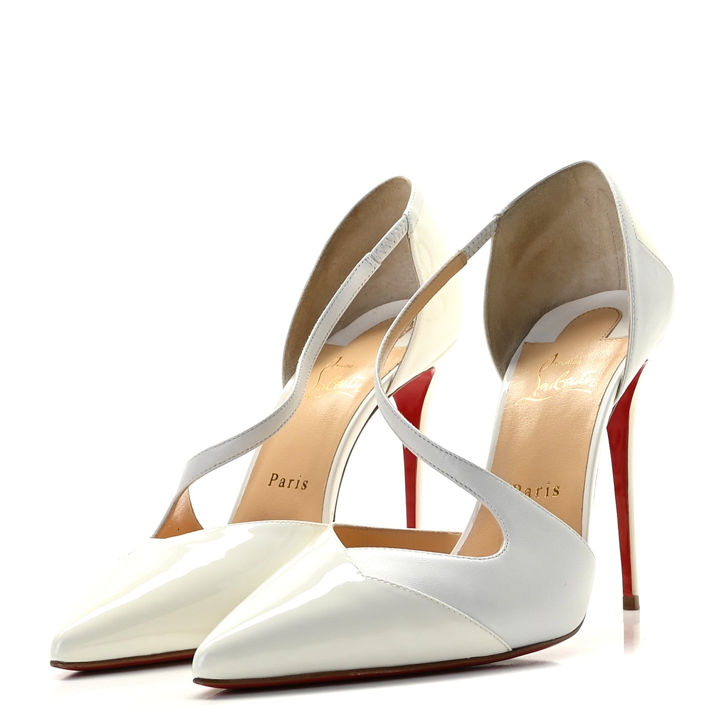 Patent Kid Round And Square 100 Pumps 41 Bianco