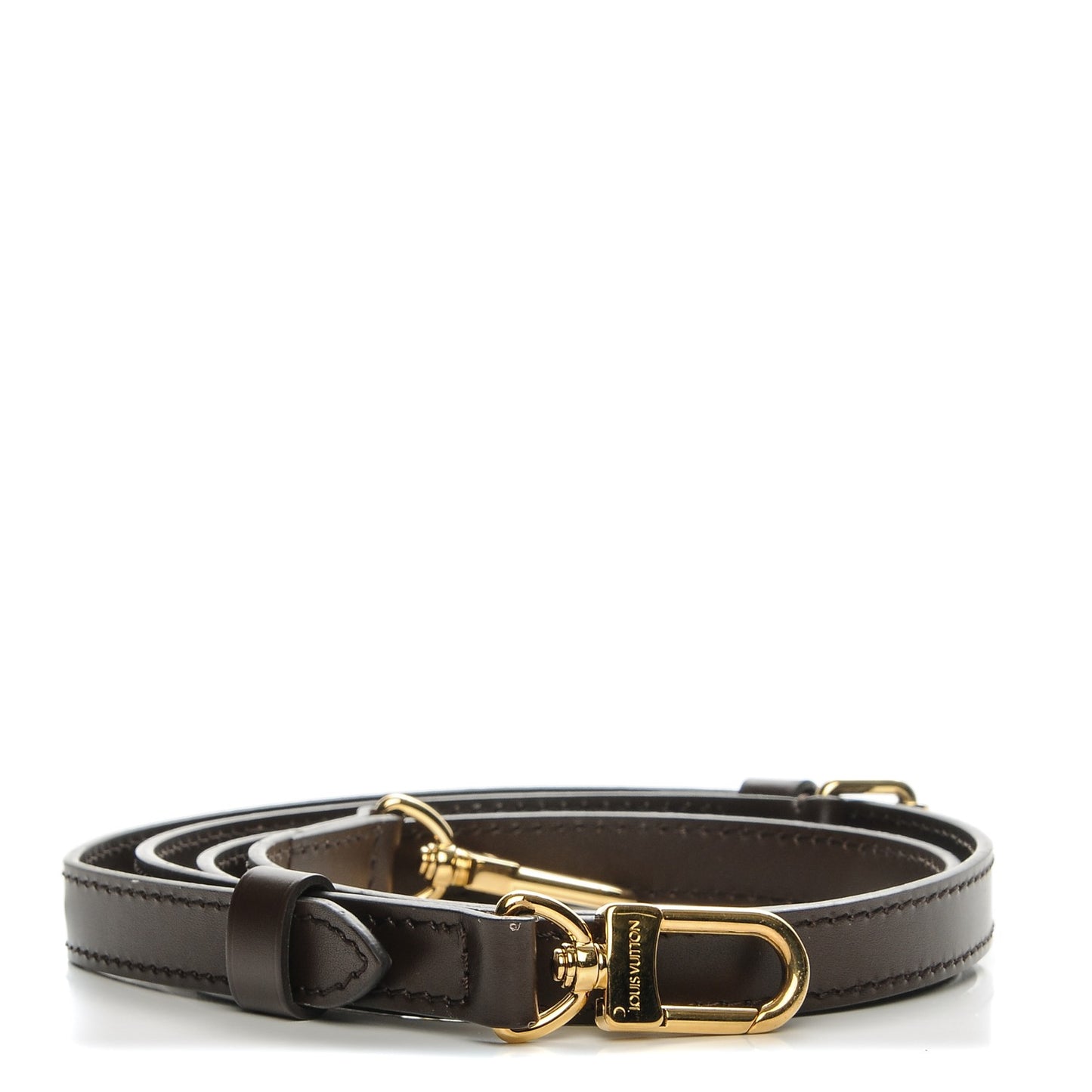 Calfskin 12mm Adjustable Shoulder Strap Brown