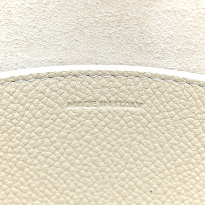 Celine Grained Calfskin Small Cuir Triomphe Bucket Bag White 6 of 11