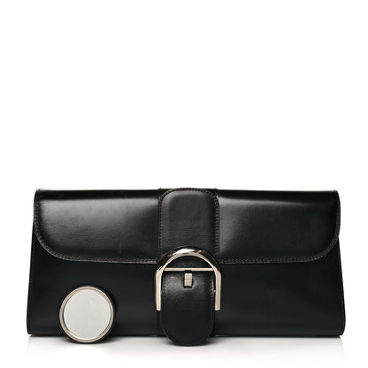Delvaux Box Calfskin Brillant Clutch Black 1 of 9