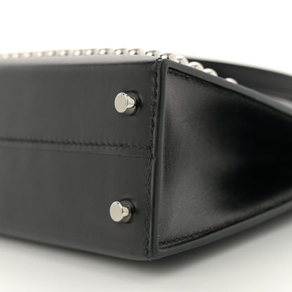 Hermes Box Studded Clouté Mini Kelly Sellier 20 Black 10 of 11