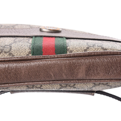 Gucci GG Supreme Monogram Ophidia Belted iPhone Case 95 38 Dark Brown 14 of 17