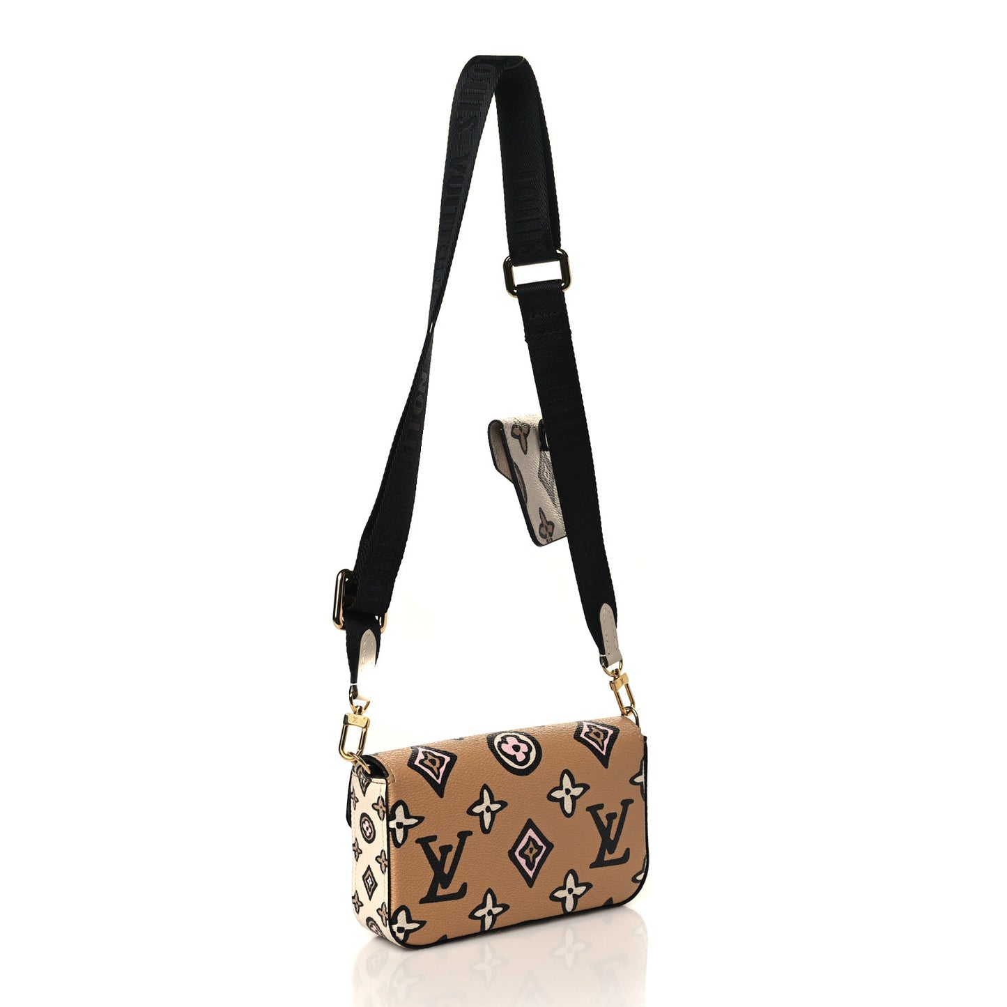 Monogram Wild At Heart Felicie Strap & Go Arizona Creme