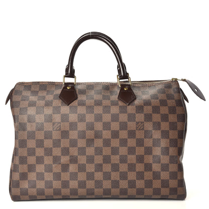 Louis Vuitton Damier Ebene Speedy 35 1 of 9