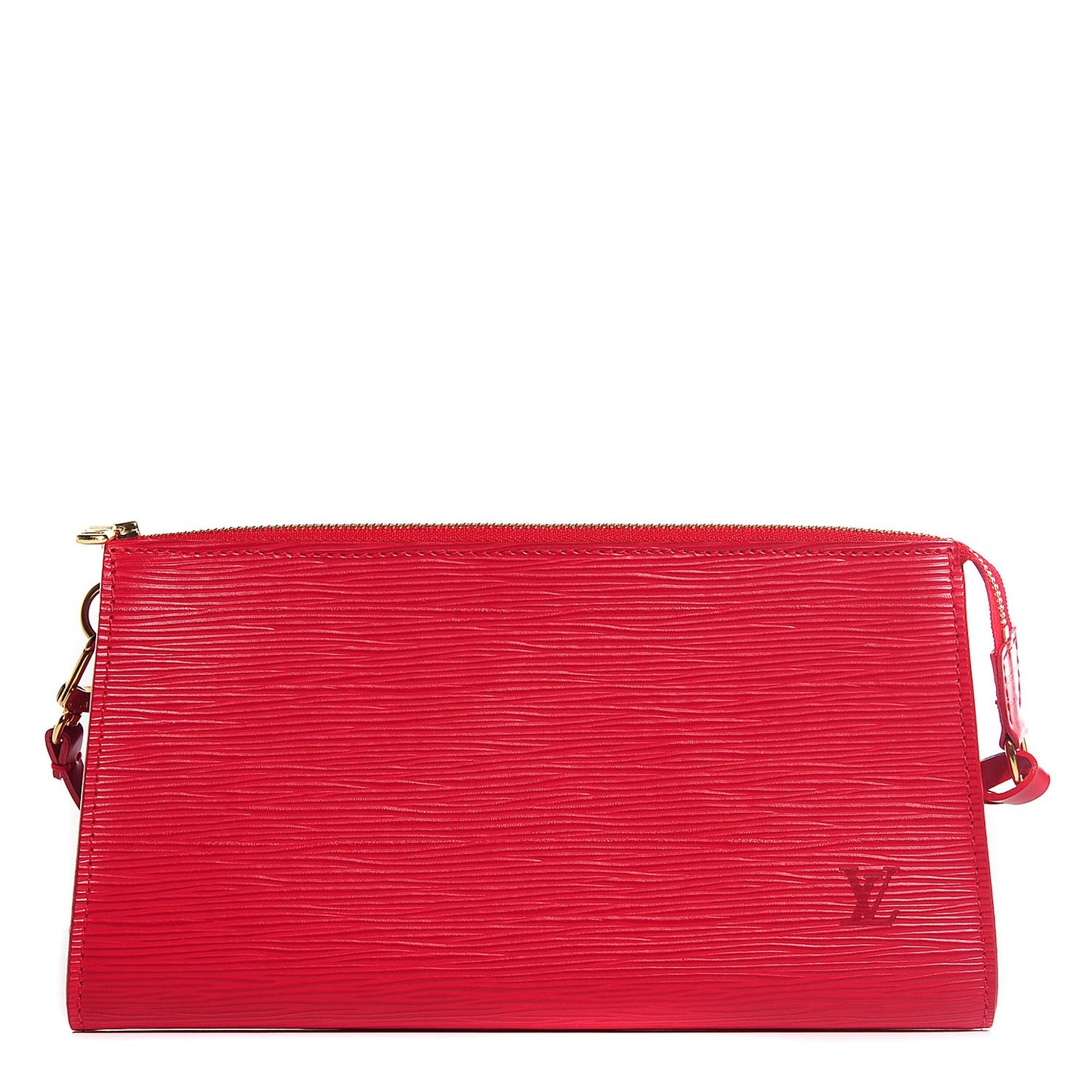 Epi Pochette Accessories 24 Castillan Red