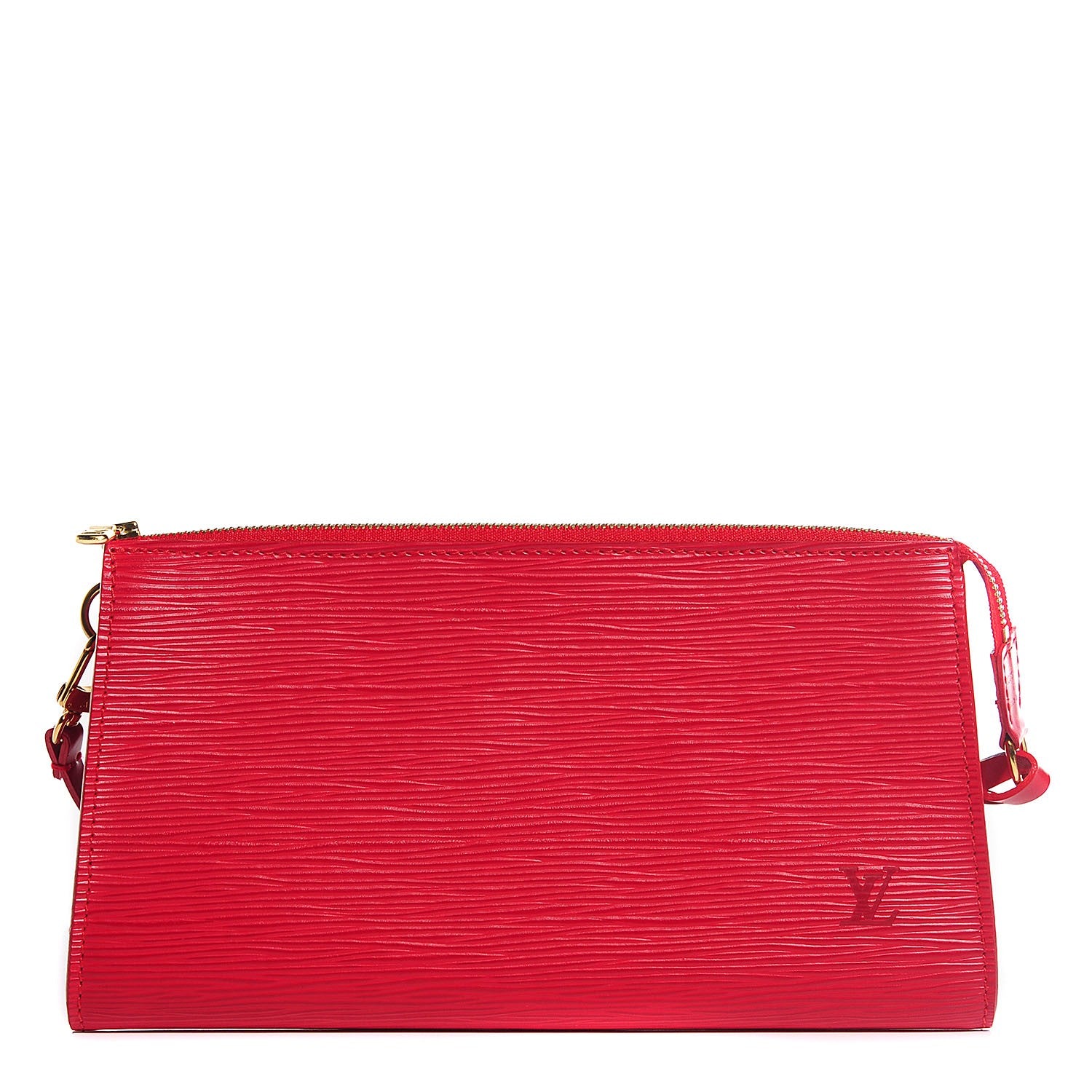 Louis Vuitton Epi Pochette Accessories 24 Castillan Red 1 of 7