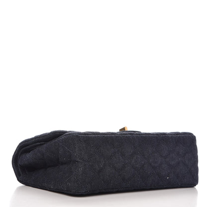 Chanel Denim Quilted 2.55 Reissue 225 Flap Dark Blue 5 of 8