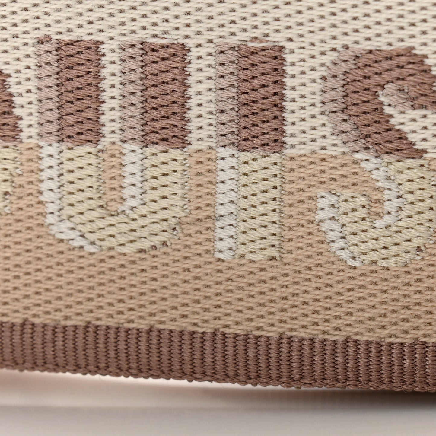 Jacquard Speedy Bandouliere 20 Shoulder Strap Beige Brown