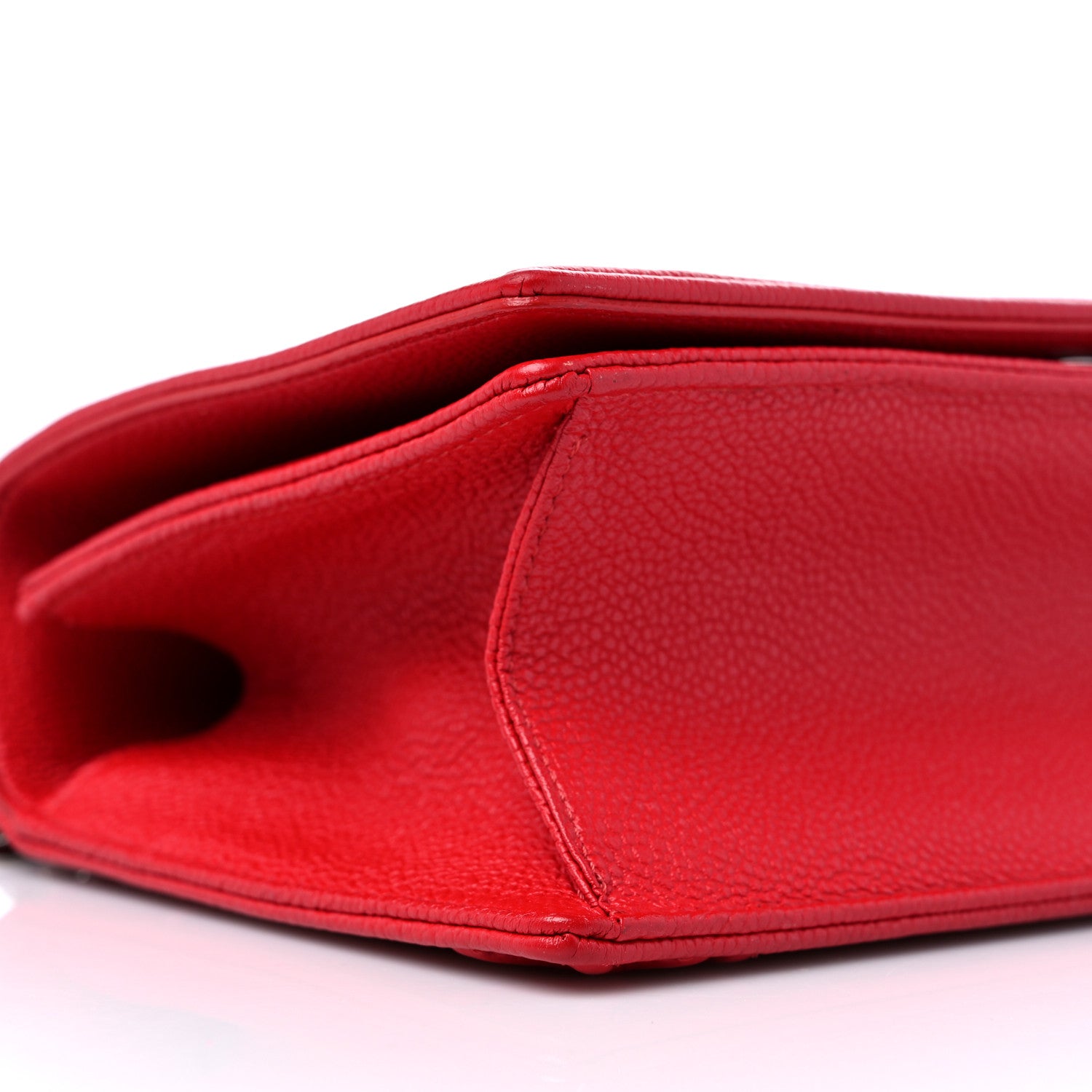 Christian Dior Grained Calfskin Small Diorama Flap Bag Red 8 of 10