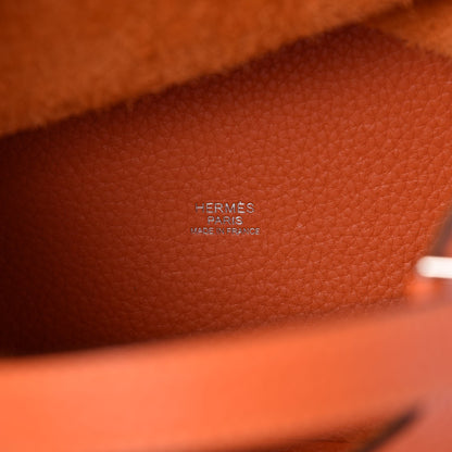 Hermes Taurillon Clemence Picotin Lock 18 PM Orange 6 of 7