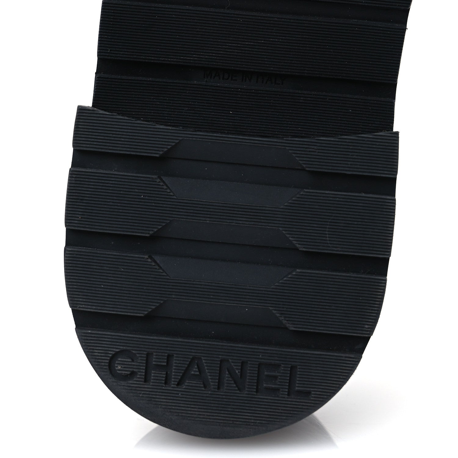 Chanel Shiny Lambskin Quilted Lace Up Combat Boots 39.5 White Black 8 of 18