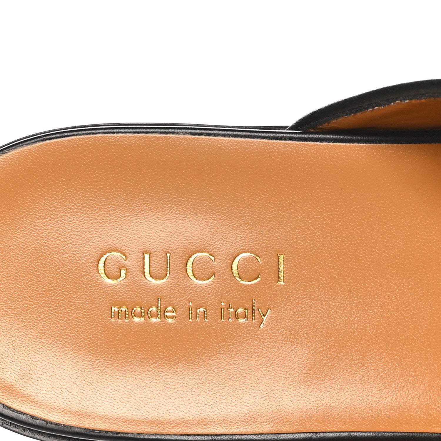 Gucci Jakarta Calfskin Mens Horsebit Slippers 10 Black 7 of 11