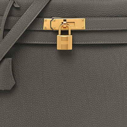 Hermes Togo Kelly Retourne 28 Gris Meyer 8 of 13