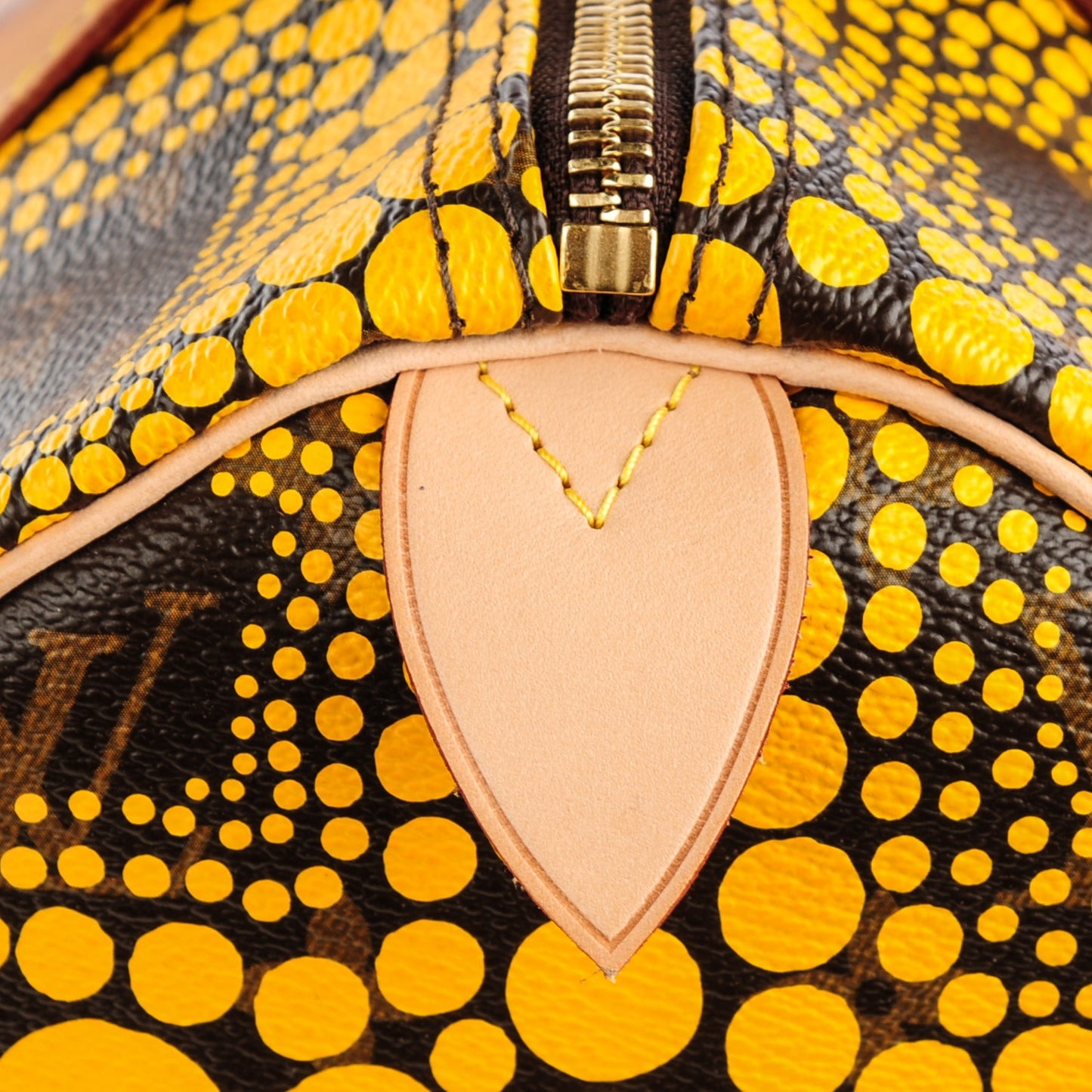 Monogram Kusama Town Speedy 30 Yellow