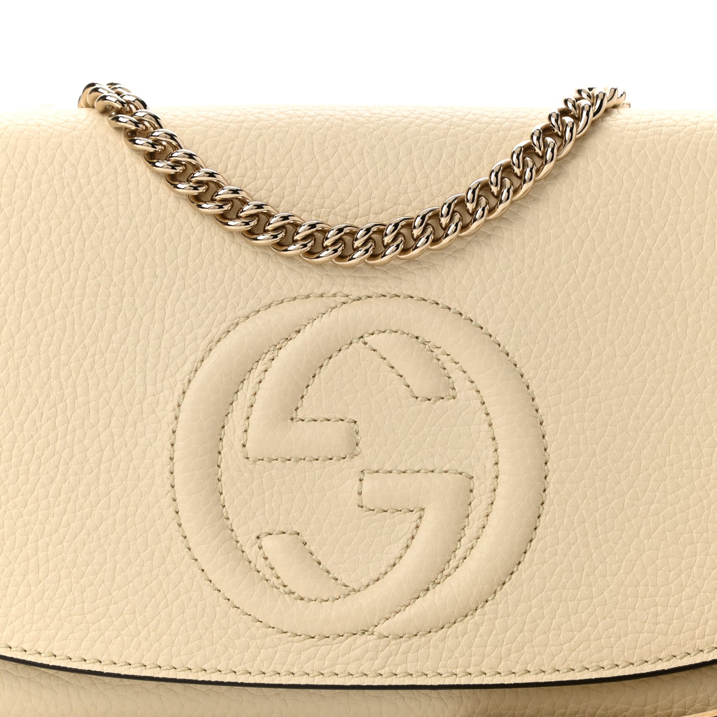 Cellarius Calfskin Medium Soho Flap Crossbody Ivoire