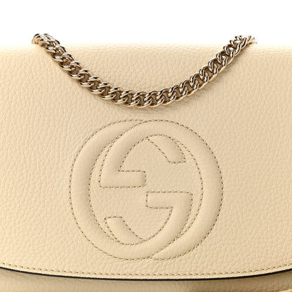 Gucci Cellarius Calfskin Medium Soho Flap Crossbody Ivoire 8 of 10