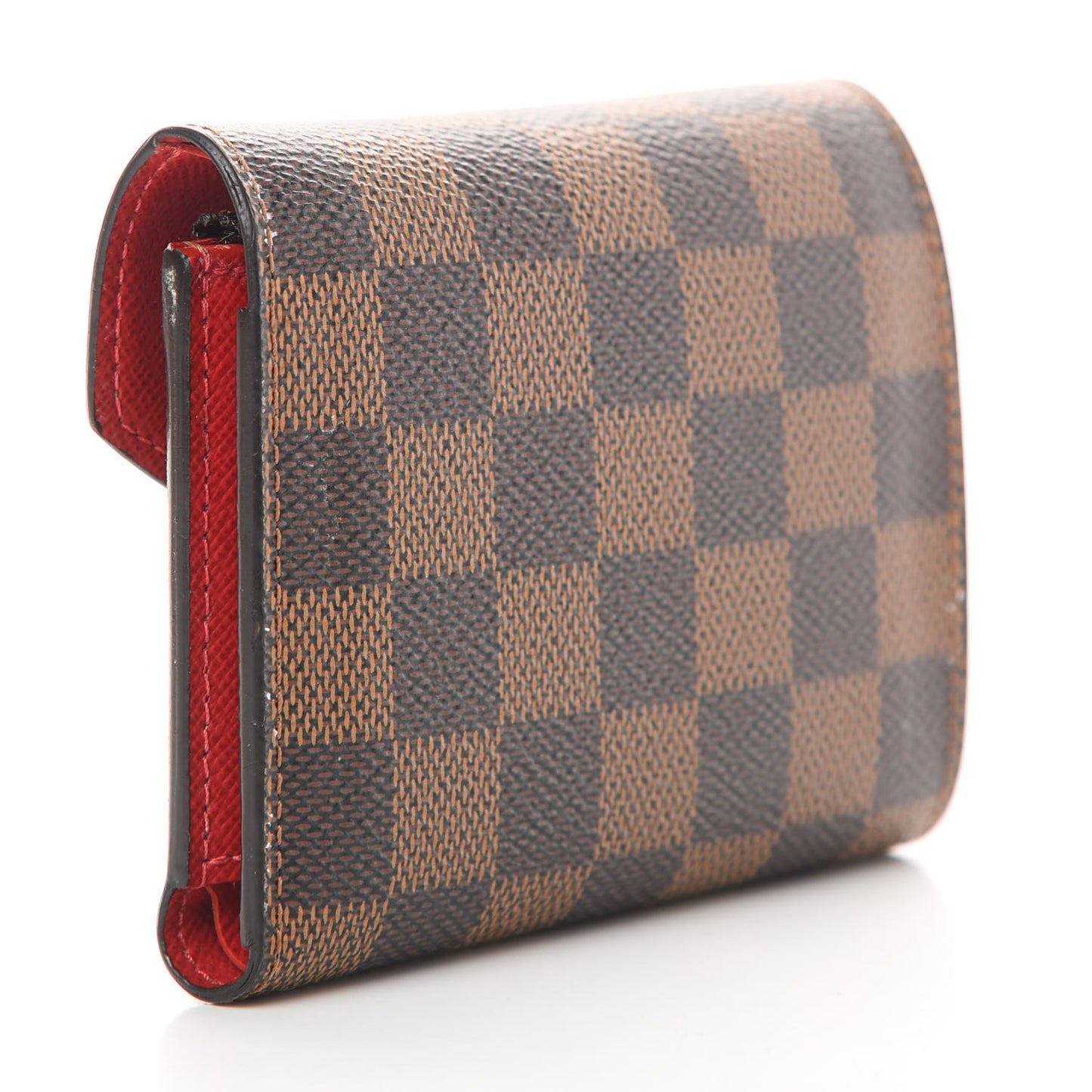 Damier Ebene Victorine Wallet Red