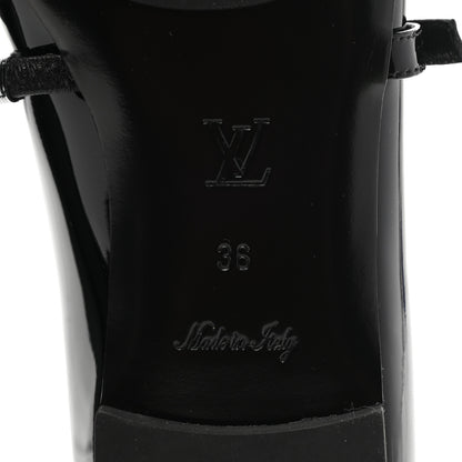 Louis Vuitton Patent Uniformes Ballerina Flat 36 Black 6 of 9
