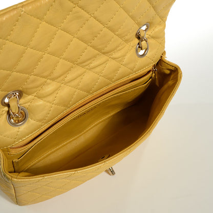 Chanel Lambskin Quilted Medium Precious Jewel Single Flap Yellow 5 of 8