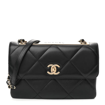 Chanel Lambskin Quilted Medium Trendy CC Flap Black 1 of 10