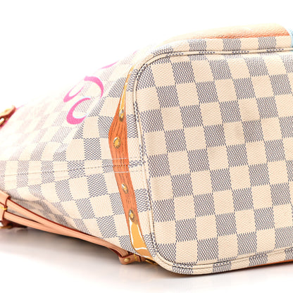 Louis Vuitton Damier Azur Summer Trunks Hawaii Neo Neverfull MM 10 of 11