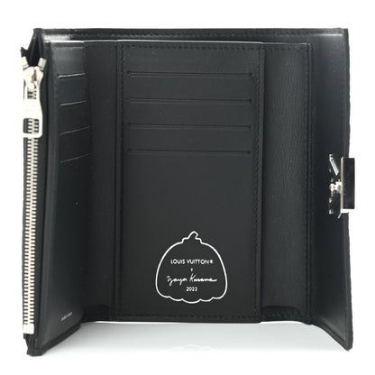 Louis Vuitton LV X YK Taurillon Dots Capucines Compact Wallet Black 5 of 10