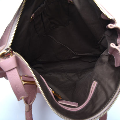 Chloe Calfskin Large Marcie Satchel Fallow Pink 5 of 8