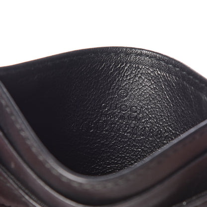 Gucci Calfskin Matelasse GG Marmont Card Holder Black 6 of 7
