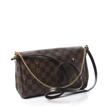 Louis Vuitton Damier Ebene Favorite MM 3 of 10