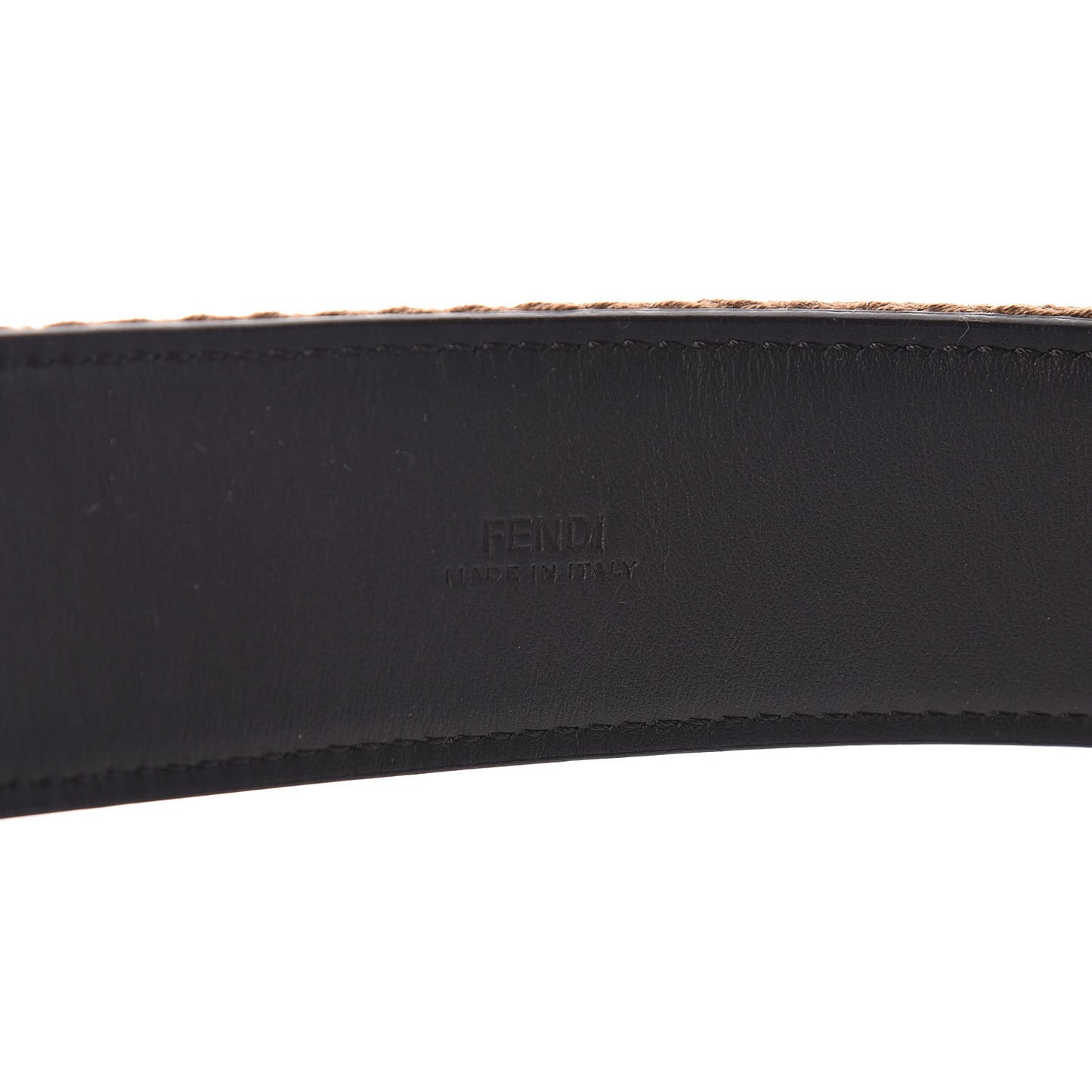 Ribbon Vitello Century FF 1974 Belt 95 38 Fango Moro