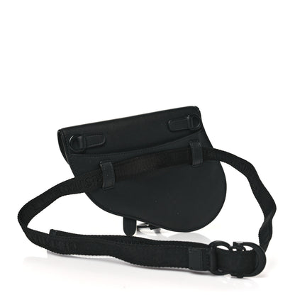 Christian Dior Ultra Matte Calfskin Saddle Belt Bag Black 3 of 9