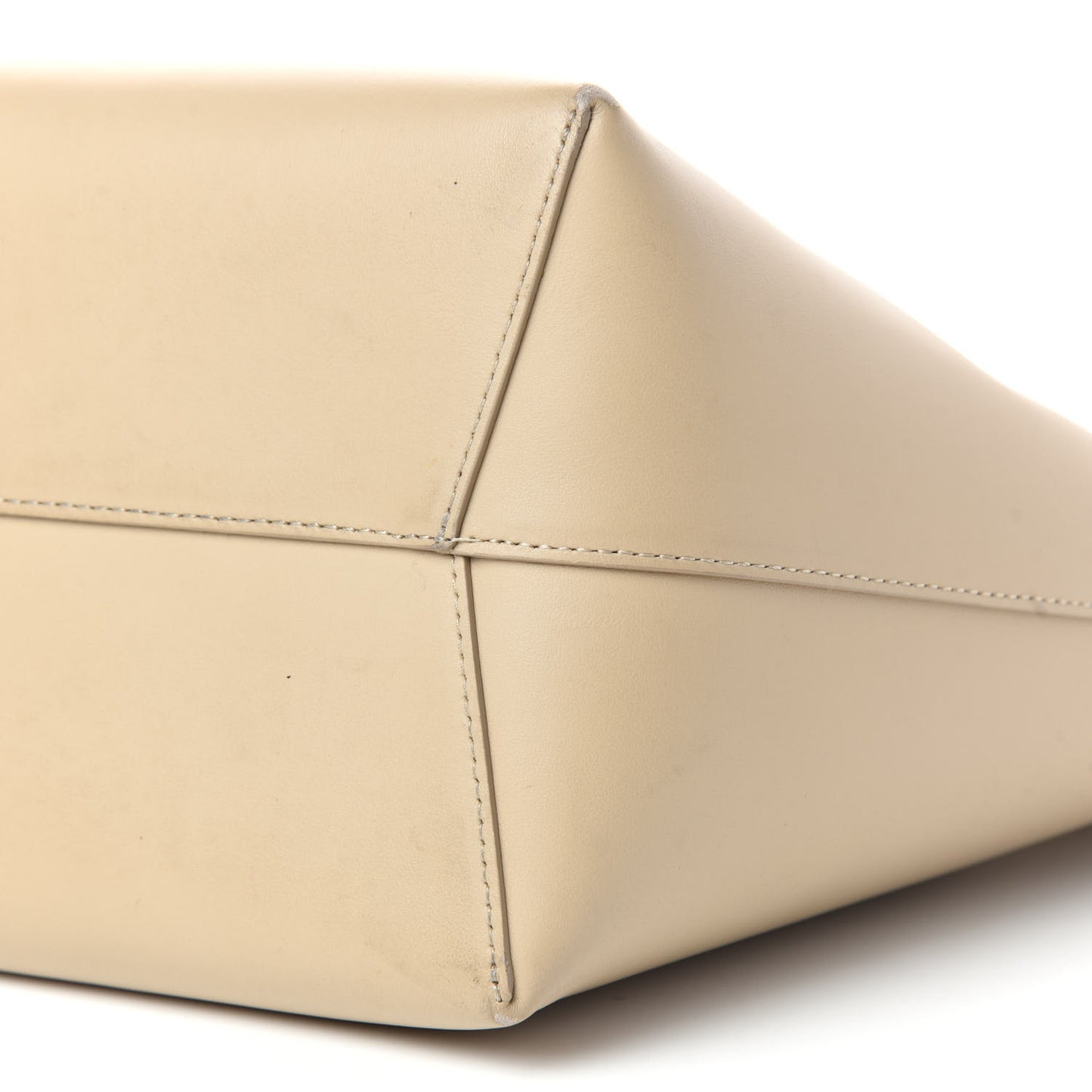 Calfskin Mini Bucket Bag Natural