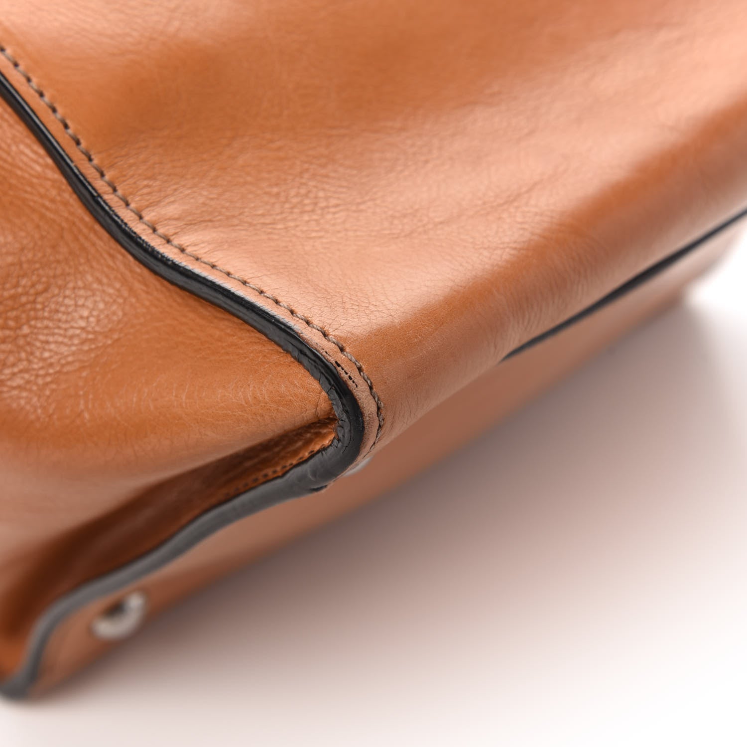 Prada Glace Calf Twin Pocket Tote Naturale 10 of 10