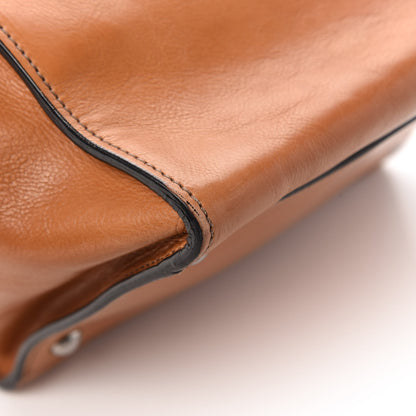 Prada Glace Calf Twin Pocket Tote Naturale 10 of 10