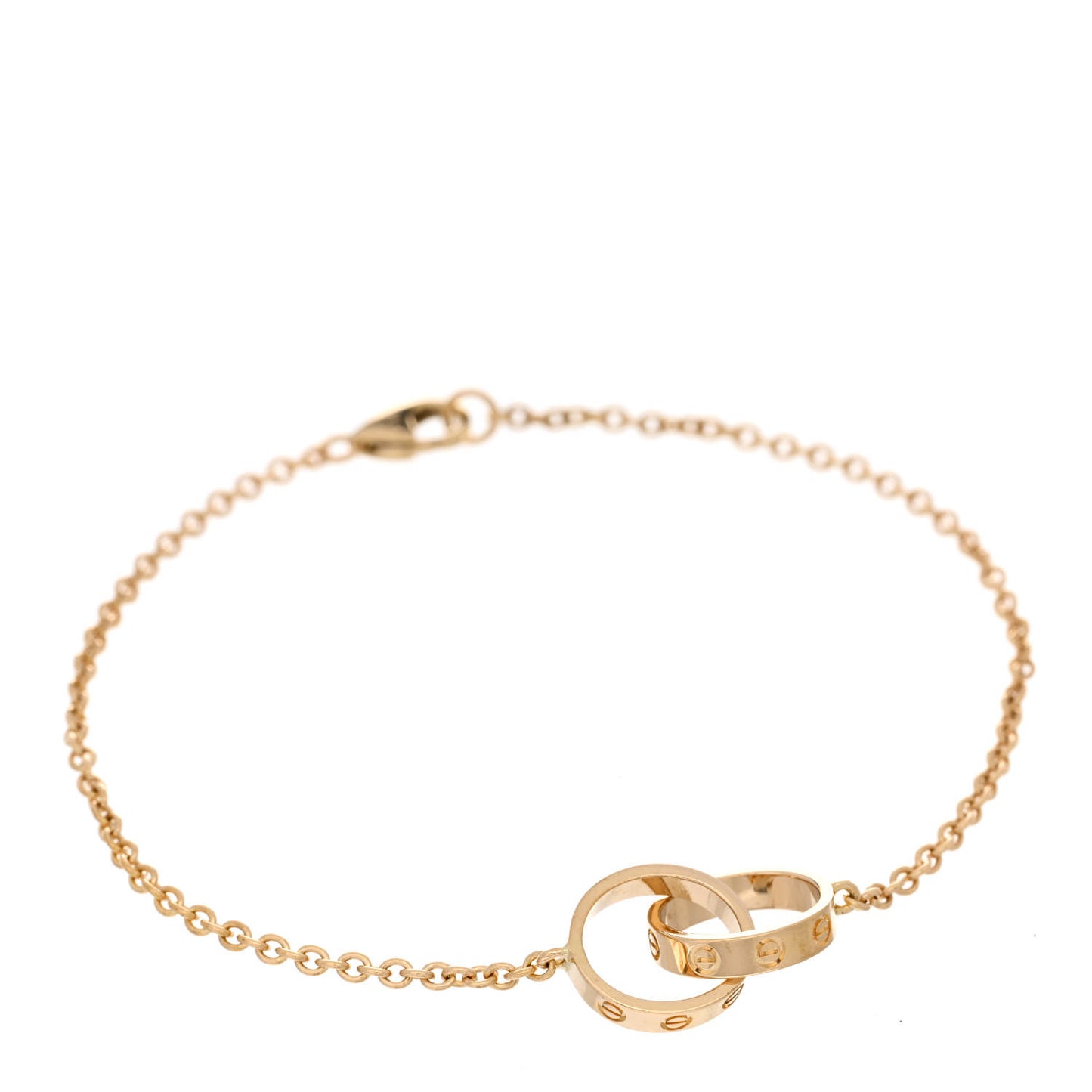 18K Yellow Gold Interlocking LOVE Bracelet