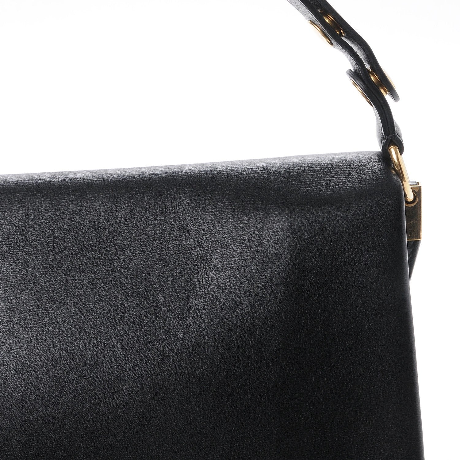 Celine Calfskin Blade Flap Black 10 of 11