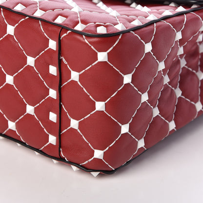 Valentino Garavani Lambskin Large Free Rockstud Spike Shoulder Bag Rosso Valentino 9 of 9
