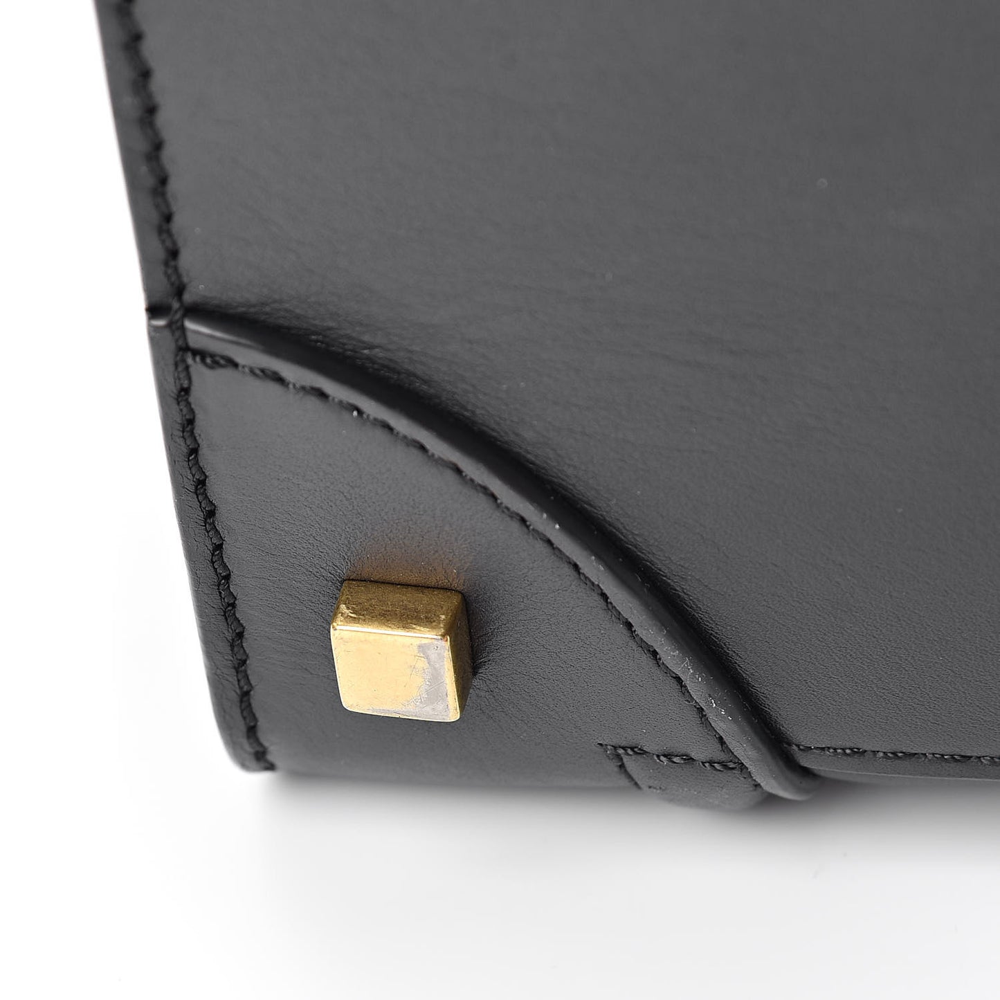 Smooth Calfskin Mini Luggage Black