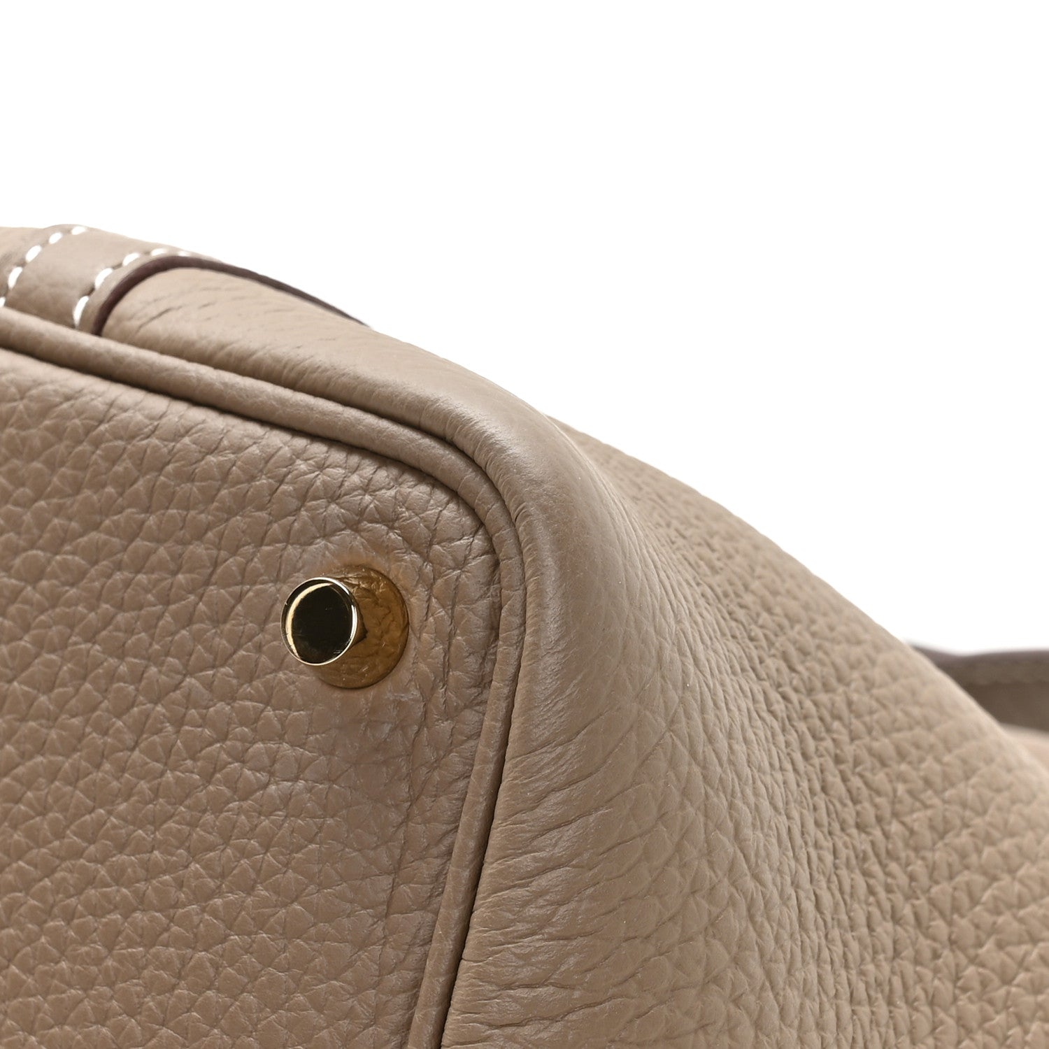 Hermes Taurillon Clemence Picotin Lock 18 PM Etoupe 10 of 13