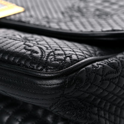 Versace Calfskin Micro Vanitas New Icon Handbag Black 9 of 14