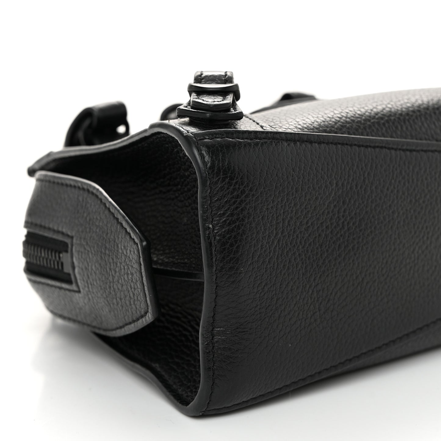 Grained Calfskin Neo Classic Black Hardware Mini City Black